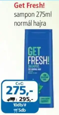 ÁRKLUB get fresh! sampon ajánlat