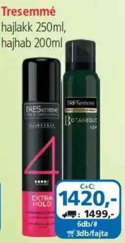 ÁRKLUB Tresemmé hajlakk ajánlat