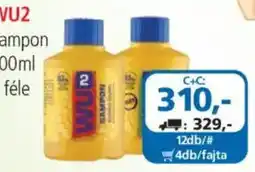ÁRKLUB Wu2 sampon ajánlat