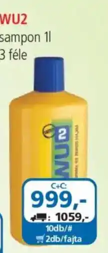 ÁRKLUB Wu2 sampon ajánlat