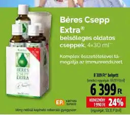 Pingvin Patika Béres Csepp Extra ajánlat