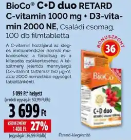 Pingvin Patika BioCo c+d duo retard ajánlat