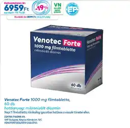 Gyöngy Patikák Venotec Forte 1000 mg filmtabletta ajánlat
