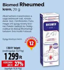 Pingvin Patika Biomed rheumed krém ajánlat