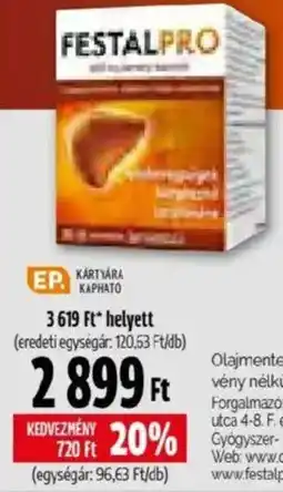 Pingvin Patika Festalpro ajánlat