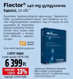 Pingvin Patika Flector 140 mg gyógyszeres tapasz ajánlat