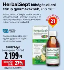 Pingvin Patika HerbalSept ajánlat