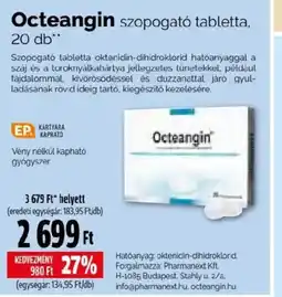 Pingvin Patika Octeangin szopogató tabletta ajánlat