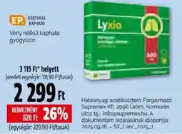 Pingvin Patika Lyxio ajánlat