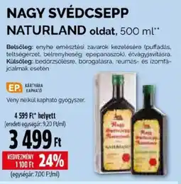 Pingvin Patika Naturland oldat ajánlat