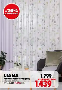 Diego Liana fényáteresztő függöny ajánlat