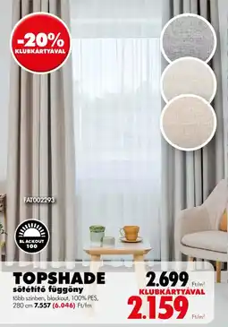 Diego Topshade sötétítő függöny ajánlat