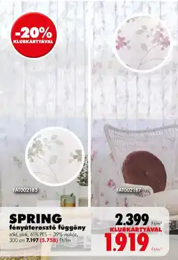 Diego Spring fényáteresztő függöny ajánlat
