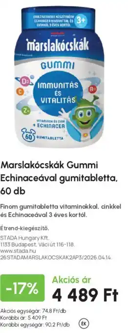 Marslakócskák Gummi