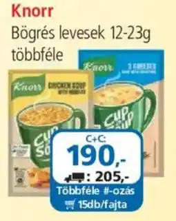 ÁRKLUB Knorr bögrés levesek ajánlat