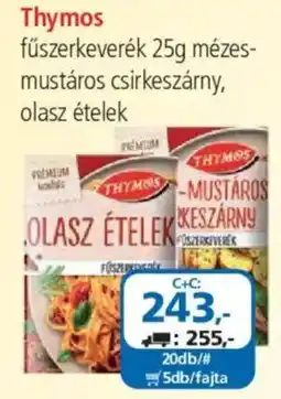 ÁRKLUB Thymos olasz ételek ajánlat