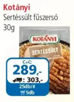 ÁRKLUB Kotányi sertéssült fűszersó ajánlat