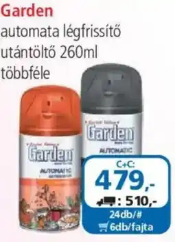 ÁRKLUB Garden automata légfrissítő ajánlat