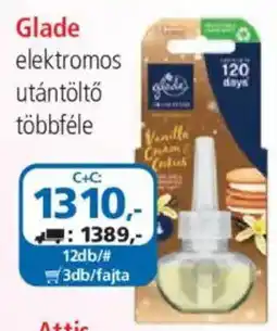 ÁRKLUB Glade elektromos utántöltő ajánlat