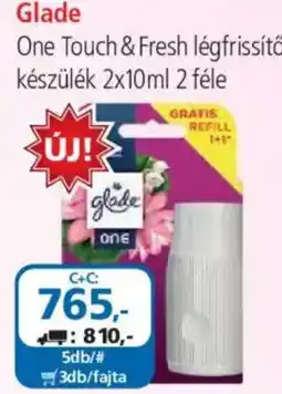 ÁRKLUB Glade one touch & fresh légfrissítő készülék ajánlat