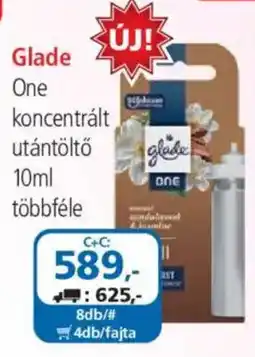 ÁRKLUB Glade one koncentrált utántöltő ajánlat