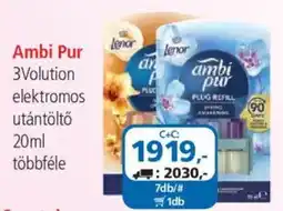 ÁRKLUB Lenor Ambi Pur 3Volution elektromos utántöltő ajánlat