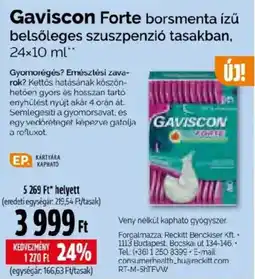 Pingvin Patika Gaviscon forte ajánlat
