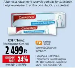 Pingvin Patika Canesten ajánlat