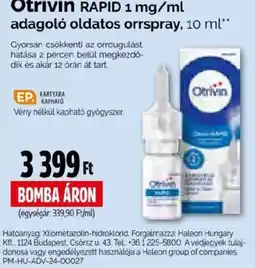 Pingvin Patika Otrivin rapid ajánlat