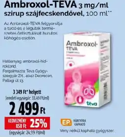 Pingvin Patika Ambroxol-teva ajánlat