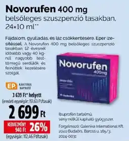 Pingvin Patika Novorufen ajánlat
