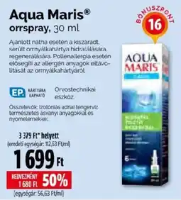 Pingvin Patika Aqua Maris orrspray ajánlat