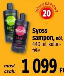Pingvin Patika Syoss sampon ajánlat