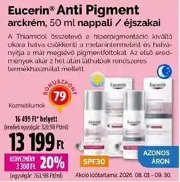 Pingvin Patika Eucerin anti pigment arckrem ajánlat