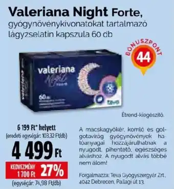 Valeriana Night Forte