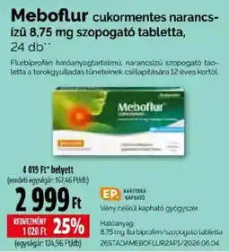 Pingvin Patika Meboflur szopogató tabletta ajánlat