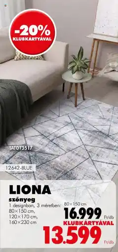 Diego Liona szőnyeg ajánlat