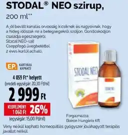Pingvin Patika Stodal neo szirup ajánlat
