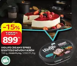 Auchan Violife ízesítésű növényi krém ajánlat