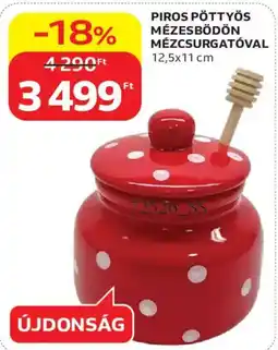 Auchan Piros pöttyös mézesbödön ajánlat