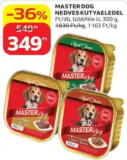 Auchan master dog nedves kutyaeledel ajánlat