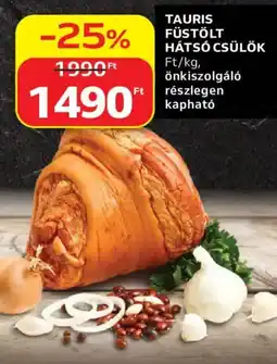 Auchan Tauris füstölt hátsó csülök ajánlat