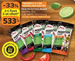 Auchan pick pickstick snack ajánlat
