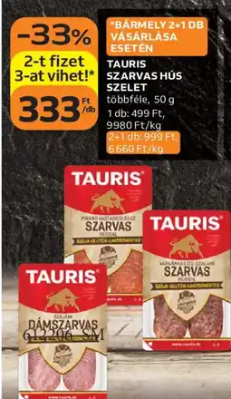 Auchan Tauris szarvas hús ajánlat