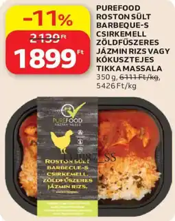 Auchan Purefood roston sült barbecue-s csirkemell ajánlat