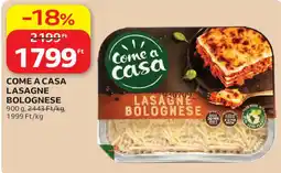 Auchan Come a Casa Lasagne Bolognese ajánlat