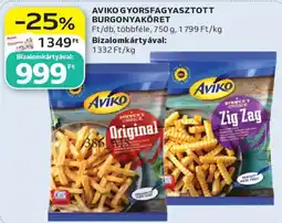 Auchan Aviko gyorsfagyasztott burgonyakörét ajánlat