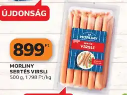 Auchan Morliny sertés virsli ajánlat