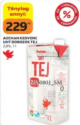 Auchan Auchan uht dobozos tej ajánlat
