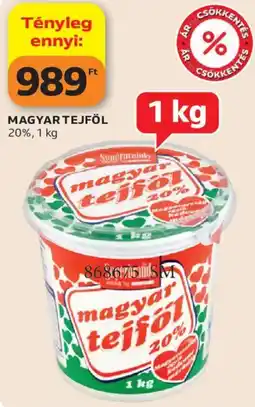 Auchan Magyar tejföl ajánlat